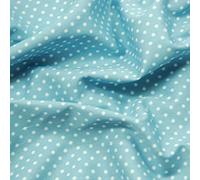 100% Cotton Poplin Fabric Rose & Hubble 3mm Spots Polka Dots - Pale Blue (Price Per Metre)