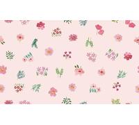 100% Cotton Poplin Floral Spring Dancing Petals Cornflower Fabric - Lewis & Irene - Per Metre - Sewing Quilting Dress Fabric - Simply Sew Crafty™(Dancing Flowers - Petal, 0.5 Metre)