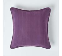 100% Cotton Rajput Ribbed Cushion Cover 18" x 18" and 24" x 24"