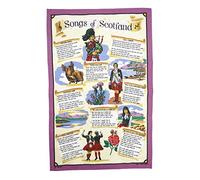 100% Cotton Scottish Songs of Scotland Tea Towel TT0854
