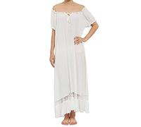 100% Cotton Short Sleeve Nightdress Women Victorian Sleepwear Women Pajamas Sleep Shirt Dress