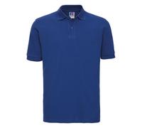 100% Cotton Short Sleeve Polo Shirt Russell Royal XL