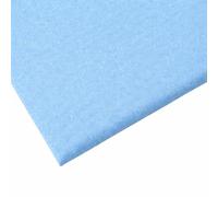 100% Cotton Sky Blue Plain Fabric, 1 Metre x 150 CM (60 Inches) - Ideal for Arts & Crafts, Dressmaking, Quilting, Sewing, Bedding, Pillowcases, Bunting by JMW.®