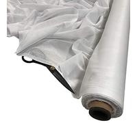 100% Cotton Soft Muslin Fabric Per.Metre Premium Cloth Material 150cm Wide 50% Off When Selecting 3 or More Metres. (White Muslin) (7 Metre)