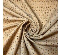 100% Cotton Vintage Novelty Floral Dress Material Craft Quilting Fabric - Perfect for Sewing Projects and Dress Making - Cotton Fabric by The Metre Clearance 44" (Beige Speckle)