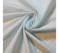 100% Cotton Vintage Novelty Floral Dress Material Craft Quilting Fabric - Perfect for Sewing Projects and Dress Making - Cotton Fabric by The Metre Clearance 44" (Blue Green Ditsy)