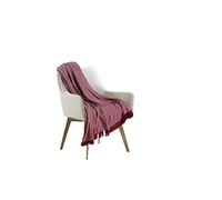100% Cotton Woven Herringbone Chair Sofa Settee Bed Throw Living room Soft Sofa Luxury Couch Decor New Attractive Burgundy Natural Colors in 6 Sizes (Smart King 254cms x 304cms (100"x120"))