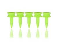 100 - Count 25MM (1 Inch) Small Green Plastic Golf Tees - Durable & Visible Golf Accessories for Precise Tee - Offs