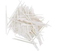 100 Count 5 INCH White Paper Lollipop Sticks,Cake Pop Sticks,Sucker Sticks for Cookies,Rainbow Candy,Chocolate,Cake Topper(Dia 4mm)