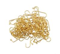 100 Count Barbed For Crankhook Worm Lure Fishing Hooks, Ideal for Anglers Seeking Reliable Hooks for Diverse Fishing Environments (8#)