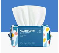 100 Count Disposable Face Towel,Thickening Ultra Soft Washcloths,Facial Cotton Tissue,Lint-free cotton dry wipes Multi-Purpose for Skin Care,Make-up Wipes,Face Wipes and Facial Cleansing