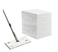 100 Count Dry Sweeping Cloths Pads, Disposable Duster Mop Refills, Non-Woven Mop Refill Pads for Floor Mopping and Cleaning