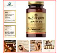 100 Count Magnesium with B6 - Energy Boosting Tablets for Daily Vitality