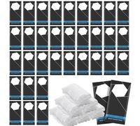100 Count Moist Cotton White Towel Towelettes Bulk Individually Wrapped Unscented Disposable Wet Face Hand Skin Towels Single Use Disposable Face Wash Washcloths for Travel Sport Spa Party