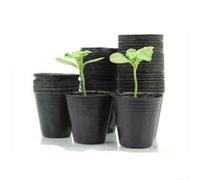 100 Count Plastic Flower Pots for Home Garden Use Thickened Walls and Bottom Drainage to Support Strong Plant Development (7.2 * 7.2cm)