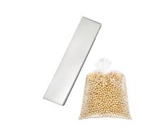 100 Count Plastic Sleeves, Flat Open Narrow Poly Bags For Snacks, Jewelry, Crafts & Office Supplies Lightweight Plastic Storage Bags, Clear Small Resealable Pouc(Size:7.87×11.81in（20×30cm）,Color:200)