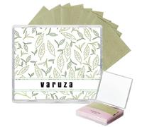 [100 Counts + Mirror Case] Green Tea Natural Oil Blotting Sheets for Face with Mirror Case