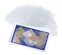 100 Counts Ultra-Clear Standard Card Sleeves 2.5" X 3.5"(66 x 91mm) Protector Sleeves for Trading Cards, Sports Cards, MTG & Game Cards Gift