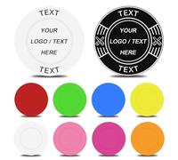 100 Custom Plastic Poker Chips for 9 Colors Imprinted with Your Personalized Image or Text,Put Design on a Chip,Set for Bar Tokens Party Corporate Events Wedding