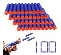 100 Darts Bullets, Nerf Refill Bullets Darts, Foam Bullet,Refill Bullet Darts, Refill Darts, Soft Darts Refill Bullets, Nerf Bullets, Foam Darts, for N-Strike Elite Blasters Series, Shooting Practice