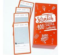 100 Date Night Card Games for Couples Unique Date Deck Scratch Off Cards Perfect Couples Gifts for Boyfriend Husband Wife Romantic Anniversary Wedding or Newlywed Gift for Him or Her