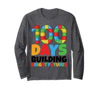 100 Days Building Bright Futures 100 Days of School Long Sleeve T-Shirt