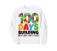 100 Days Building Bright Futures 100 Days Of School Sweatshirt