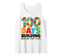 100 Days Building Bright Futures 100 Days of School Tank Top