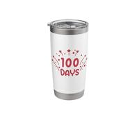 100 Days Celebration Stainless Steel Insulated Tumbler