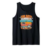 100 Days Closer to Summer Break Teacher Beach Tank Top