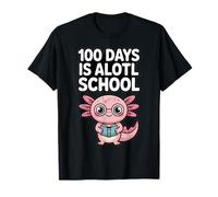100 Days is Alotl School Cute Axolotl Kawaii Kids T-Shirt