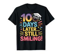 100 Days Later Still Smiling Graduation Design T-Shirt