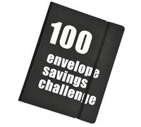 100 Days Money Saving Binder,Couples Money Saving 100 Envelopes Binder - Fun Easy Cash Saving Planner for All Ages for Secondary School Students