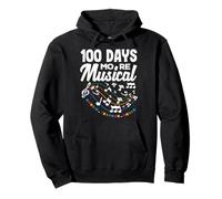 100 Days More Musical Music Teacher Squad Notes Pullover Hoodie