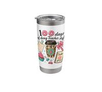 100 Days of Doing Teacher Stuff for Proud Educators Party Stainless Steel Insulated Tumbler