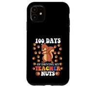 100 Days Of Driving My Teacher Nuts Dabbing Squirrel School Case for iPhone 11
