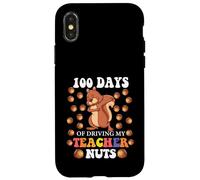 100 Days Of Driving My Teacher Nuts Dabbing Squirrel School Case for iPhone X/XS