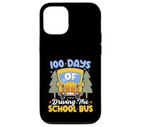 100 Days Of Driving The School Bus Driver 100th Day Kids Case for iPhone 12/12 Pro