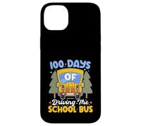 100 Days Of Driving The School Bus Driver 100th Day Kids Case for iPhone 14 Plus