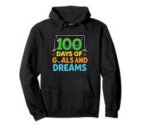100 Days of Goals and Dreams Soccer Celebration Pullover Hoodie