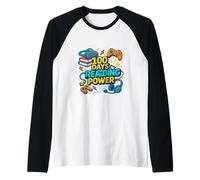 100 Days of Reading Energy Raglan Baseball Tee