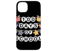 100 Days Of School Banner Cute Apple Classroom Teacher Case for iPhone 14 Plus
