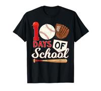 100 Days of School Baseball 100th Day of School Teacher Boys T-Shirt