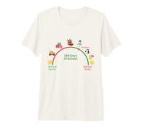 100 Days of School Crushed Progress for Students Teachers Premium T-Shirt