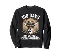 100 Days of School Deer Hunting Hunter Buck Sweatshirt