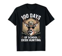 100 Days of School Deer Hunting Hunter Buck T-Shirt