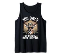 100 Days of School Deer Hunting Hunter Buck Tank Top