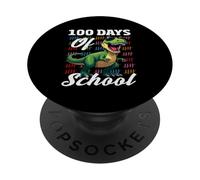100 Days of School Dinosaur T-Rex Tally Marks Kids PopSockets Adhesive PopGrip