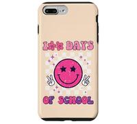 100 Days Of School Happy Face Peace Vintage 100th Day Kids Case for iPhone 7 Plus/8 Plus