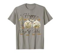 100 Days of School Insect Terrarium Entomology Botanical Bug T-Shirt